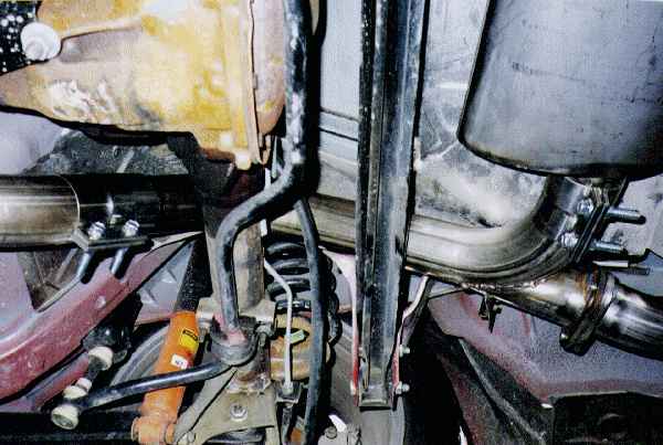 Exhaust Routing Over The Axle